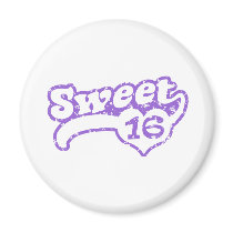 Sweet 16 fridge magnets