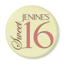 Sweet 16 magnets by perfectpostage Sweet 16 magnets