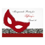 Sweet 16 Masquerade party Invitation invitations