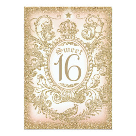 Sweet 16 Once Upon a Time Princess Invitation 5