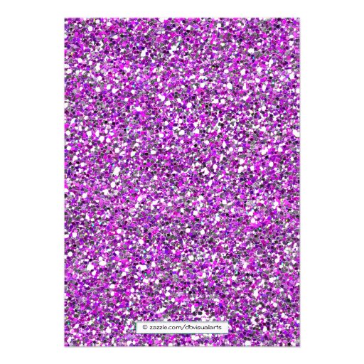 Sweet 16 Party Invitation Pink Silver Sparkle Look