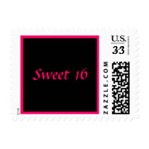 Sweet 16 Party Postage Stamp