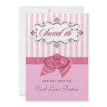 Sweet 16 - Personalized Birthday Party Invitations