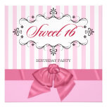 Sweet 16 - Personalized Birthday Party Invitations