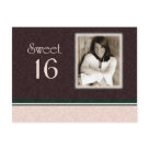 postcard - Ready to customize, makes a unique and eyecatching birthday announcement.  Add  your choice of font and text, if desired.  Exchange the photo placeholder for your own photo!  Don't forget to customize the back!  HAVE A HAPPY PARTY