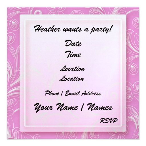 Sweet 16 Photo Invite - SRF