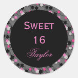 Sweet 16 Pink and Black Sticker