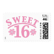 Sweet 16 stamp