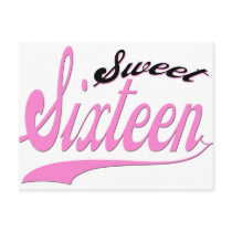 Sweet 16 postcard