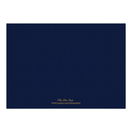 Sweet 16 | Royal Blue & Gold Damask Invitation
