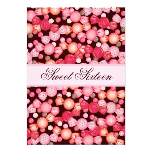 Sweet 16 Sixteen Candy Collection in Pink Cards