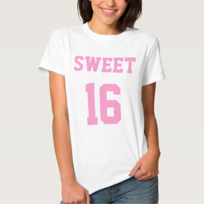 Sweet 16 Sixteenth Birthday Shirt