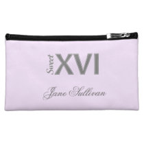 Sweet 16 Special Birthday XVI Cosmetic Bag at Zazzle