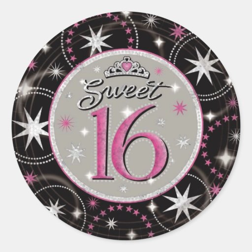 Sweet 16 Sticker Zazzle