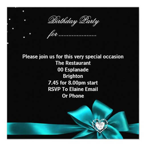 Sweet 16 Sweet Sixteen Blue Silver Photo Invite