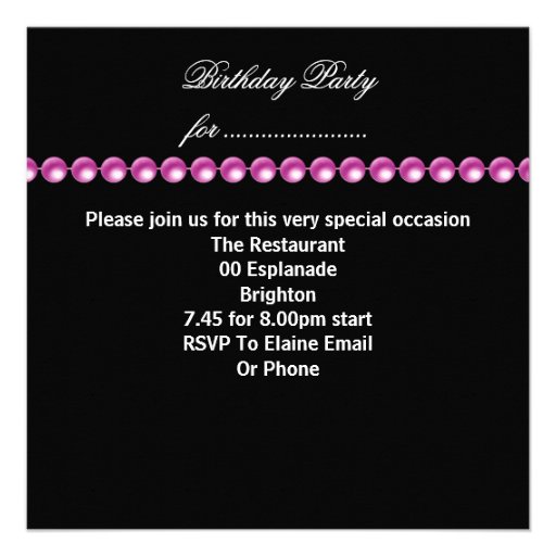 Sweet 16 Sweet Sixteen Hot Pink Zebra Photo Custom Invite
