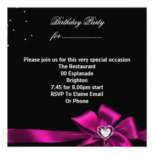 Sweet 16 Sweet Sixteen Pink Silver Photo Announcements
