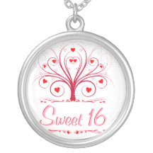 Sweet 16  - Sweetheart Tree Pendant