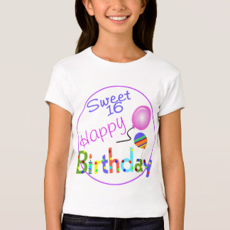 16th Birthday Ideas T-Shirts & Shirt Designs | Zazzle