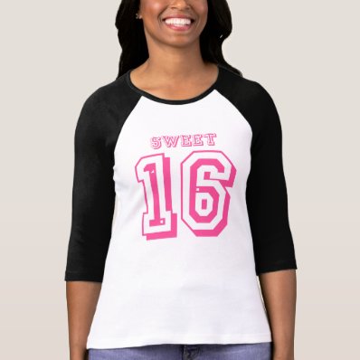 Sweet 16 t-shirts