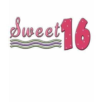 Sweet 16 tee shirt by cooltees