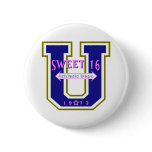Sweet 16 University Athletic Department Button