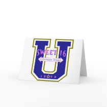 Sweet 16 University Athletic Department cards by UniversityTshirts Sweet 16 University Athletic Department cards
