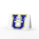 Sweet 16 University Athletic Department Greeting Card