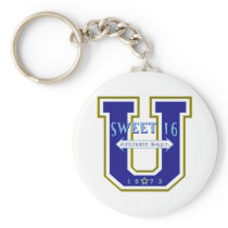 Sweet 16 University Athletic Department Keychains