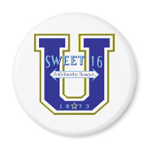 Sweet 16 University Athletic Department Magnets