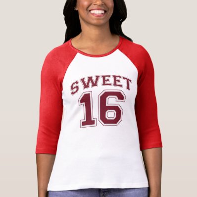 SWEET 16 VARSITY Inspired BIRTHDAY Tee