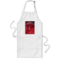 Sweet 16 with a tiara! apron