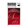 Sweet 16 with a tiara! postage