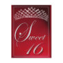 Sweet 16 with a tiara! postcard