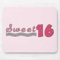 Sweet 16Mousepad by cooltees Sweet 16Mousepad