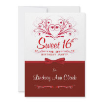Sweet 16th Birthday Party Invitations