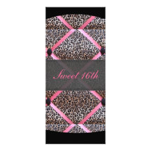 Sweet 16th Bookmark Personalized Invitation