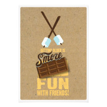 Sweet 70th Birthday Bonfire Invitations