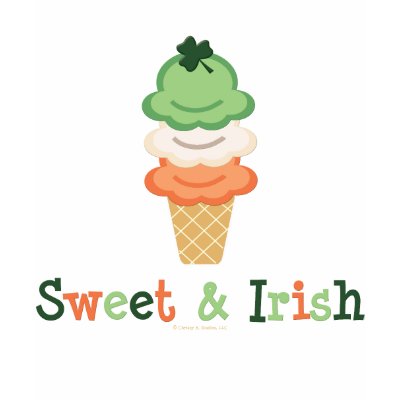 Sweet and Irish Ice Cream Cone T shirt shirt