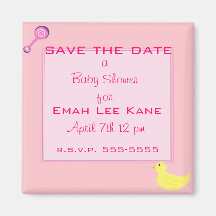 Sweet and pink fridge magnet