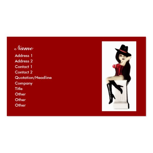 Sweet and Sassy, Business Cards 2
