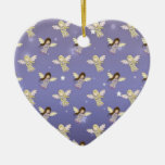 Sweet Angels in the Stars Pattern Christmas Ornaments