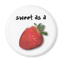 Sweet as a Strawberry magnets