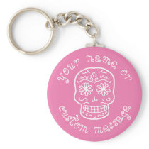 Sweet as a Sugar Skull keychains by evilinpink Sweet as a Sugar Skull keychains