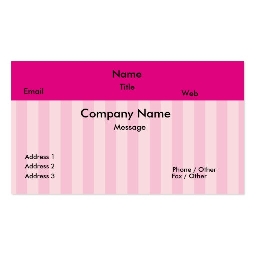 Sweet As Candy Business Card