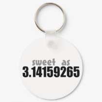 Sweet as Pi keychains