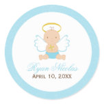 Sweet Baby Boy Baptism Stickers