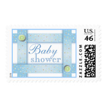 Sweet Baby Boy Blue Ribbon Postage