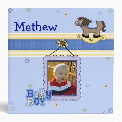 Sweet Baby Boy Memory Album Binder Zazzle