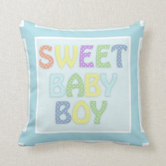 Sweet Baby Boy Pillow